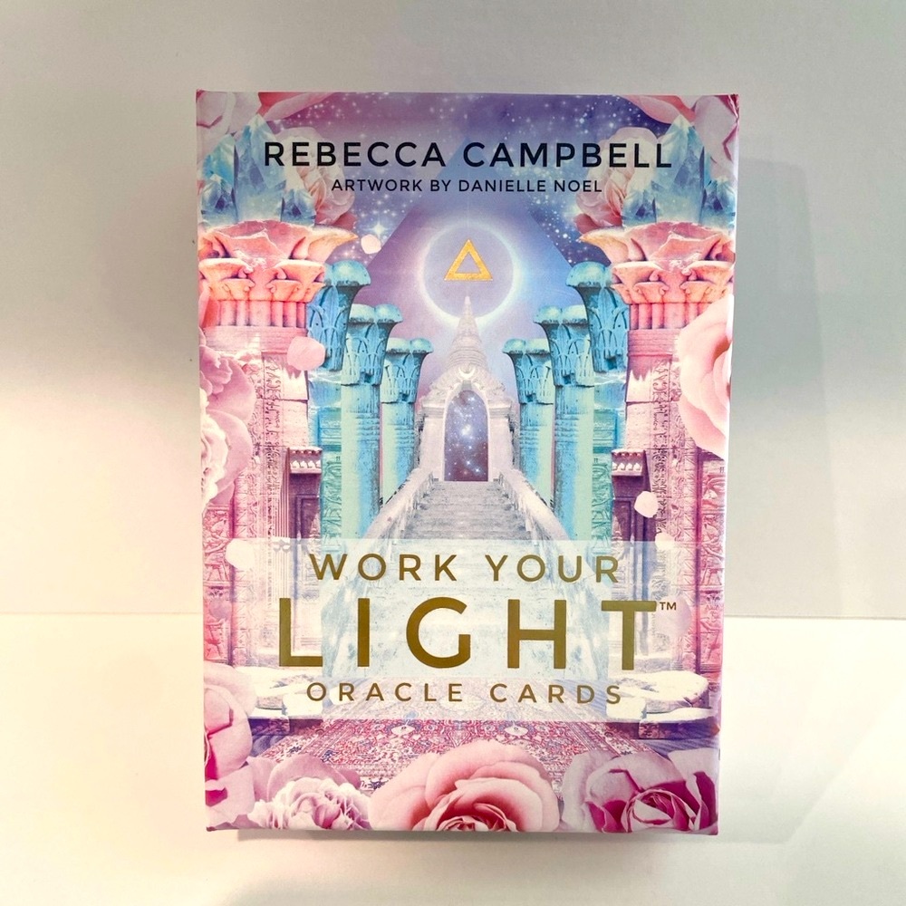 WORK YOUR LIGHT Oracle Cards 44 Deck & Guidebook Rebecca Campbell Complete
